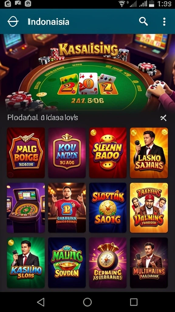 hugo77 - Tampilan antarmuka HUGO77 yang menarik dan intuitif.