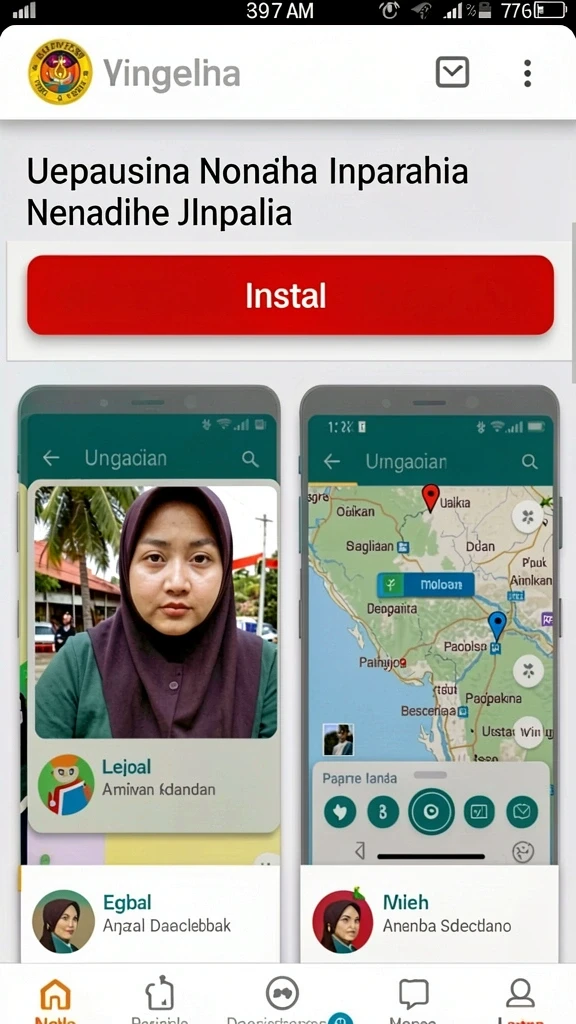 kerangwin - Tampilan antarmuka yang menarik dan user-friendly.